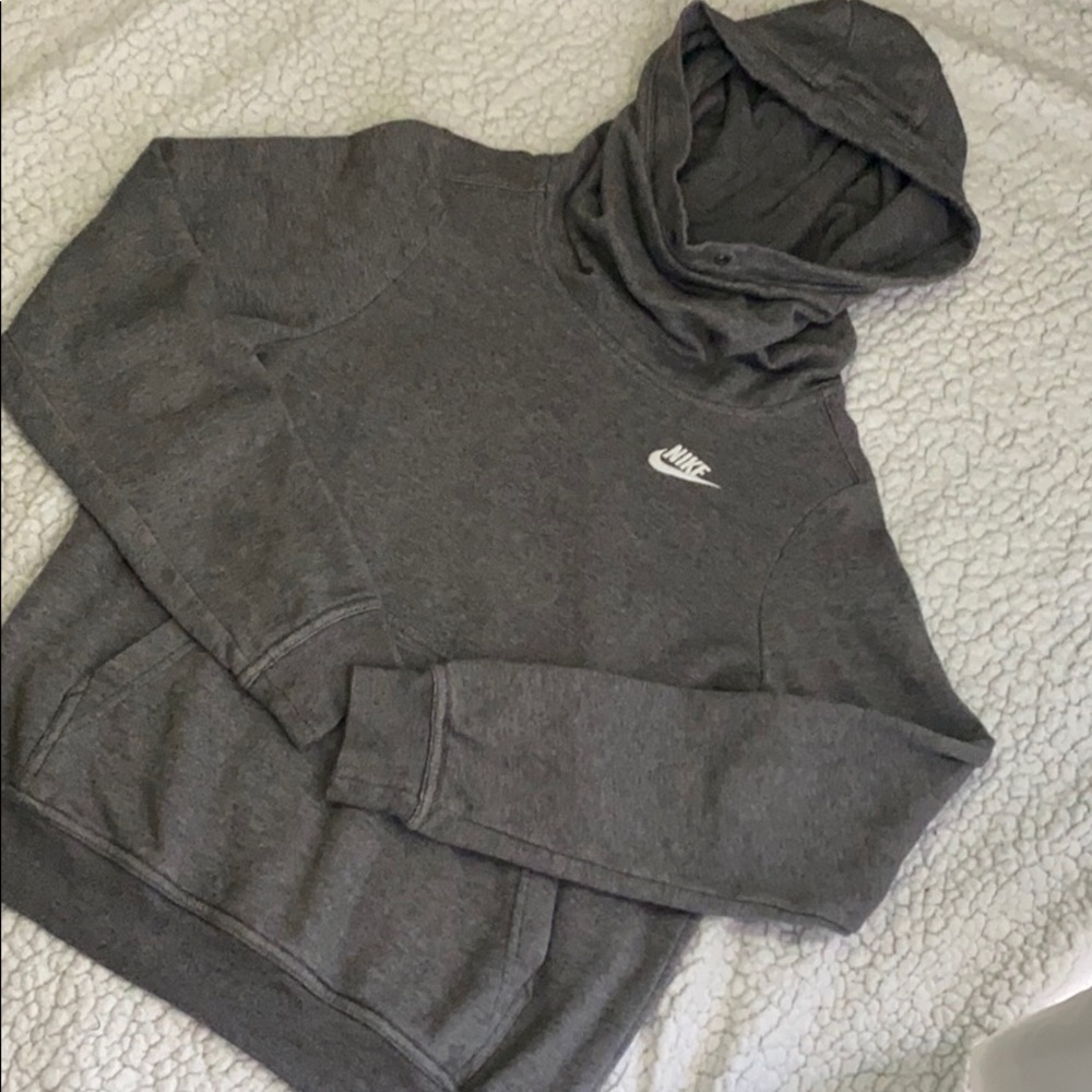 Nike women’s grey hoodie sweatshirt